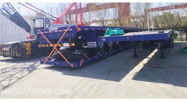 3 Axle Flatbed Semi Trailer Ready to Ship to Koulikoro Mali