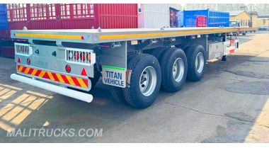 3 Axle Flatbed Tractor Trailer will be Shipped to in Koulikoro Mali