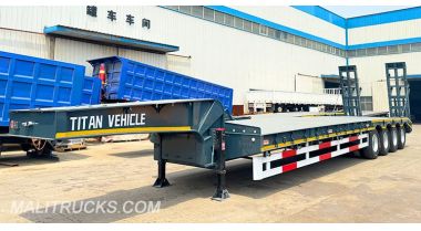 3 Axle Lowbed Trailer will be Shipped to Mali