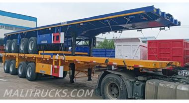 Semi Flatbed Trailer will be Sent to Mali.