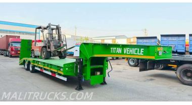 2 Axle Low Bed Semi Trailer will be Shipped to Mali