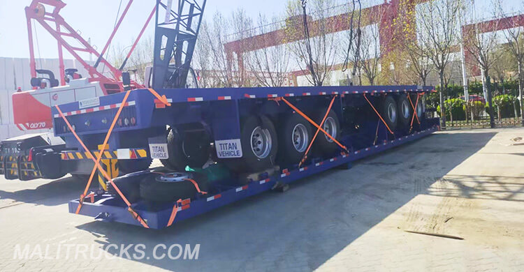 3 Axle Flatbed Semi Trailer for Sale in Koulikoro Mali