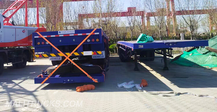 3 Axle Flatbed Semi Trailer for Sale in Koulikoro Mali