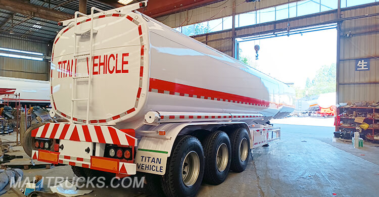 3 Axle 45000 Liters Fuel Tanker Trailer for Sale in Mali