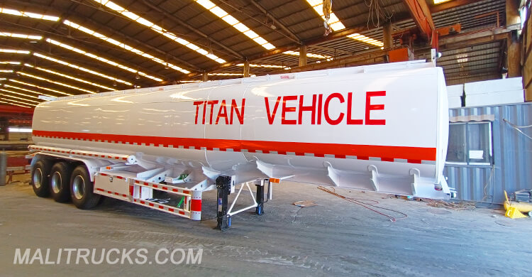 3 Axle 45000 Liters Fuel Tanker Trailer for Sale in Mali