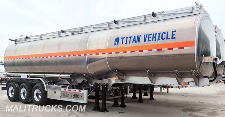 3 Axle Aluminumn Tanker Trailer for Sale in Mali