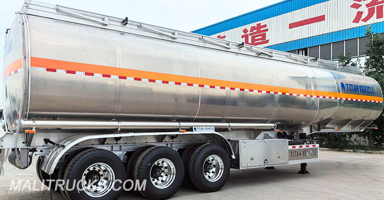 3 Axle Aluminumn Tanker Trailer for Sale in Mali