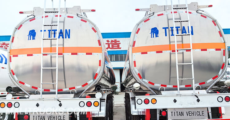 3 Axle Aluminumn Tanker Trailer for Sale in Mali