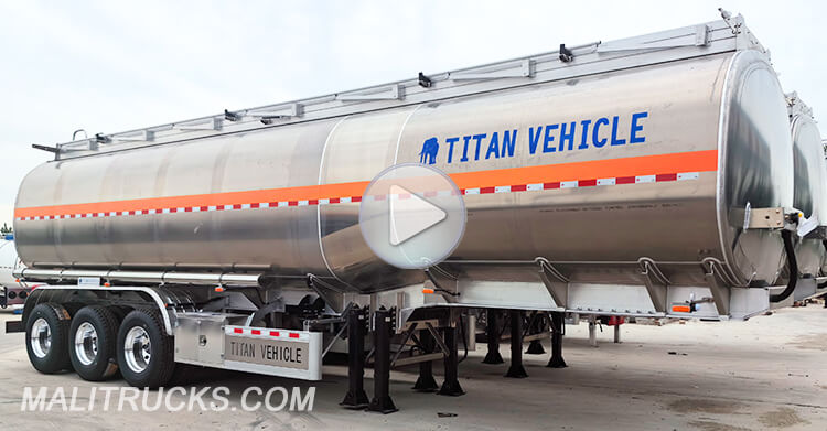 3 Axle Aluminumn Tanker Trailer for Sale in Mali