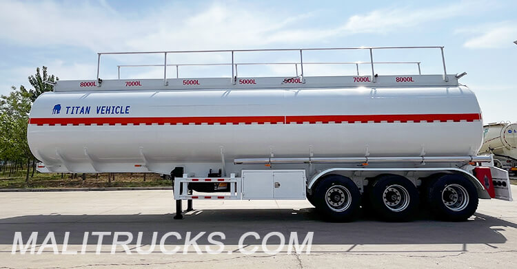45000 Liters 3 Axle Oil Tanker Trailer for Sale in Mali