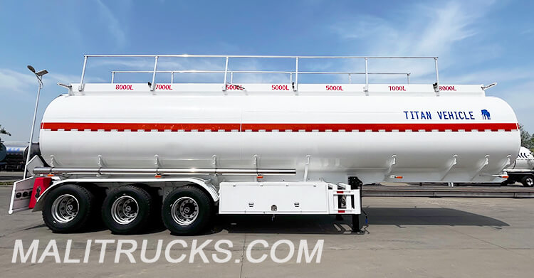 45000 Liters 3 Axle Oil Tanker Trailer for Sale in Mali