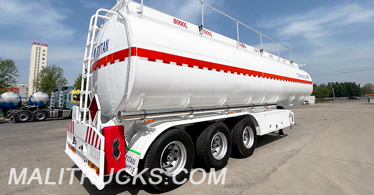 45000 Liters 3 Axle Oil Tanker Trailer for Sale in Mali