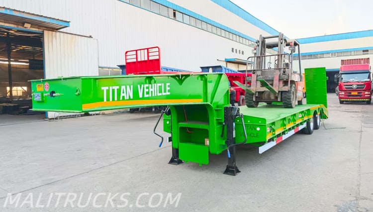 2 Axle Low Bed Semi Trailer for Sale in Mali
