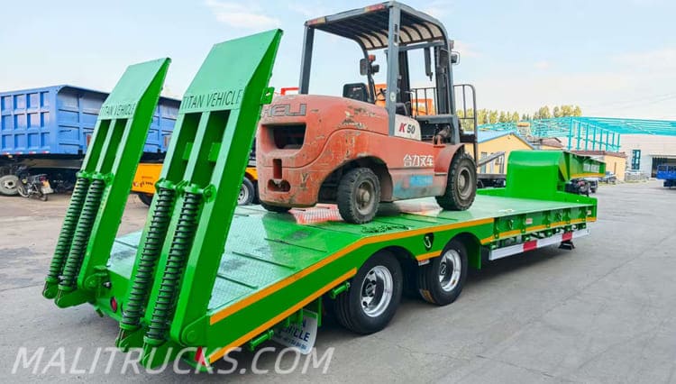 2 Axle Low Bed Semi Trailer for Sale in Mali