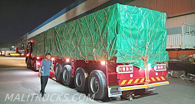 Heavy Duty Flatbed Trailer for Sale in Mali