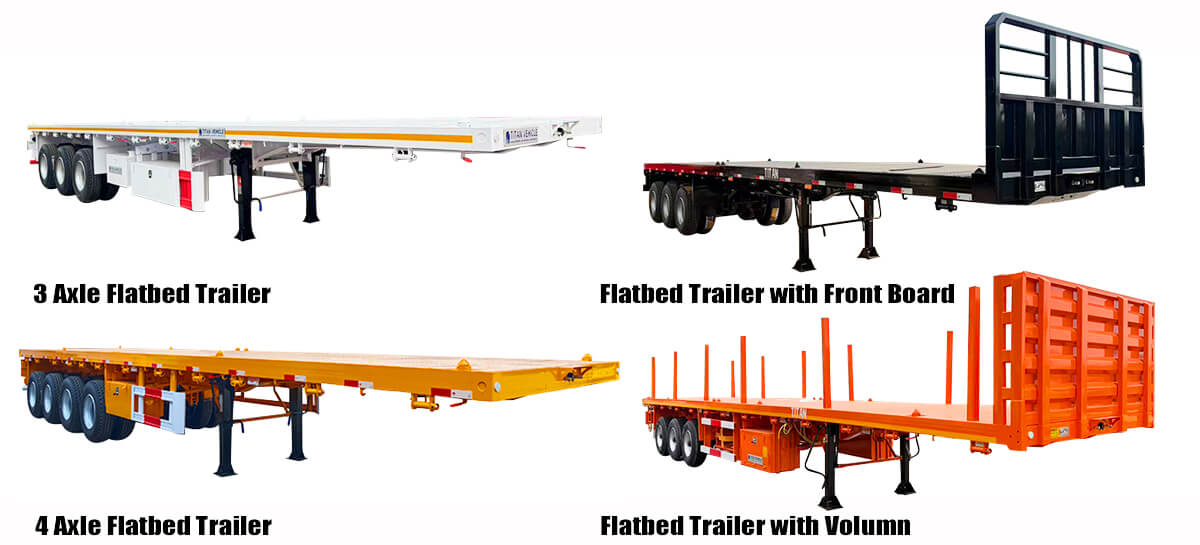 Heavy Duty Flatbed Trailer for Sale in Mali