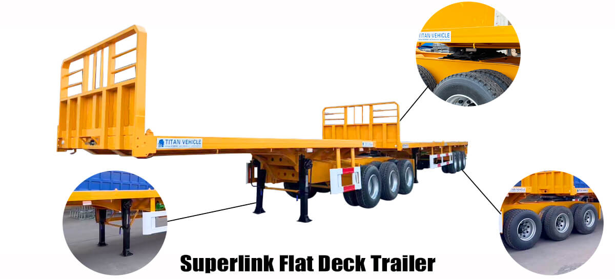Heavy Duty Flatbed Trailer for Sale in Mali