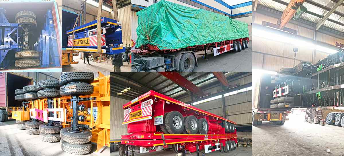 Heavy Duty Flatbed Trailer for Sale in Mali
