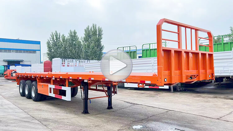 3 Axle Container Platform Trailer for Sale Price in Mali