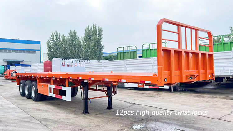 3 Axle Container Platform Trailer for Sale Price in Mali