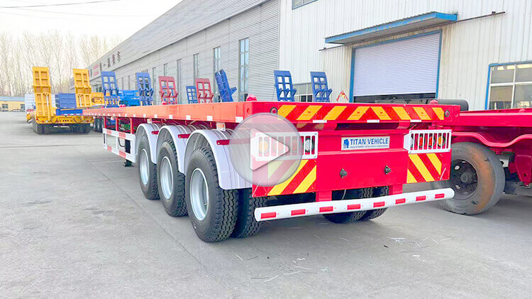 3 Axle 40ft Flat Bed Trailer for Sale Price in Mali