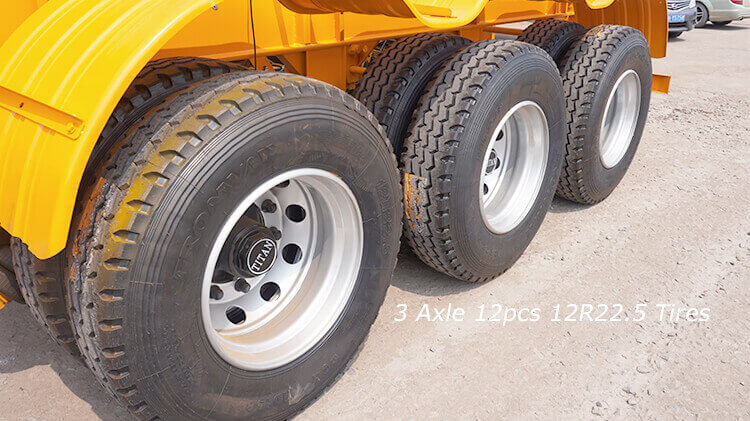 3 Axle 40ft 60ton Skeleton Trailer for Sale in Mali