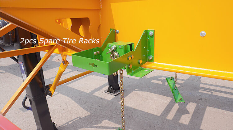 3 Axle 40ft 60ton Skeleton Trailer for Sale in Mali