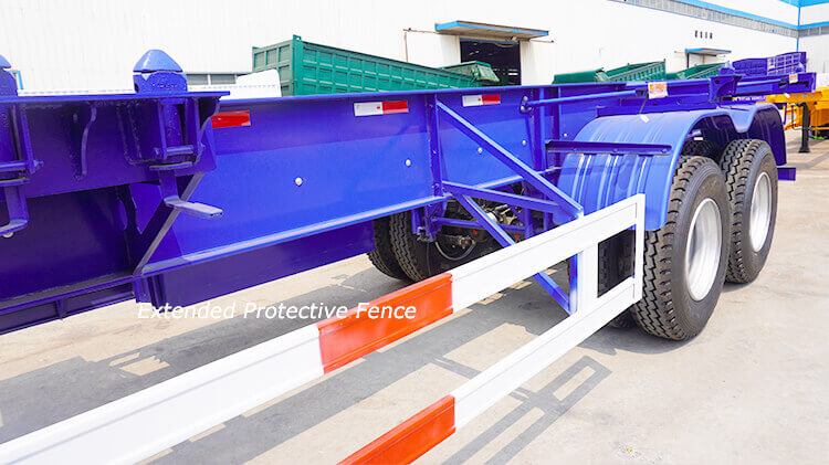 2 Axle 40ft Container Semi Trailer for Sale in Mali