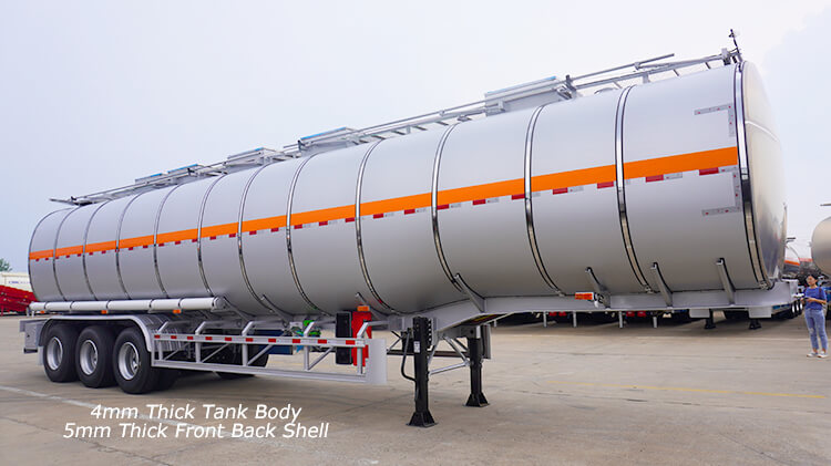 3 Axle Stainless Steel Diesel Tanker for Sale in Mali