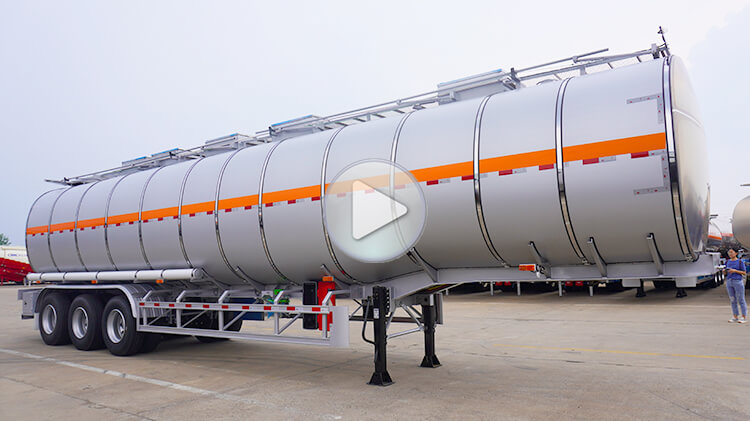 3 Axle Stainless Steel Diesel Tanker for Sale in Mali