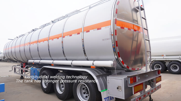3 Axle Stainless Steel Diesel Tanker for Sale in Mali