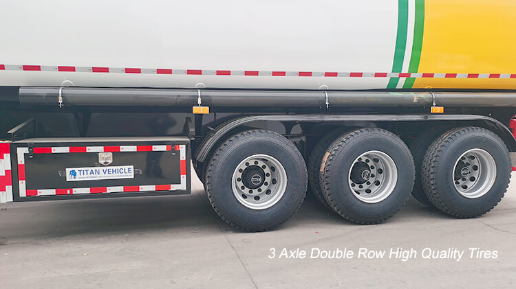 3 Axle 45000 Liters Fuel Tanker Semi Trailer for Sale in Mali