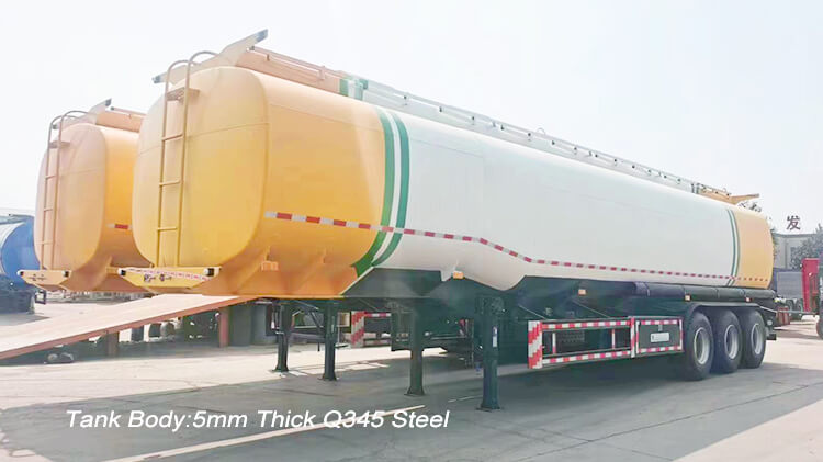3 Axle 45000 Liters Fuel Tanker Semi Trailer for Sale in Mali