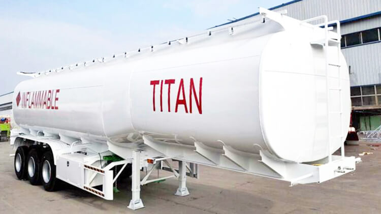 3 Axle 40000 Liters Fuel Tanker Trailer for Sale in Mali