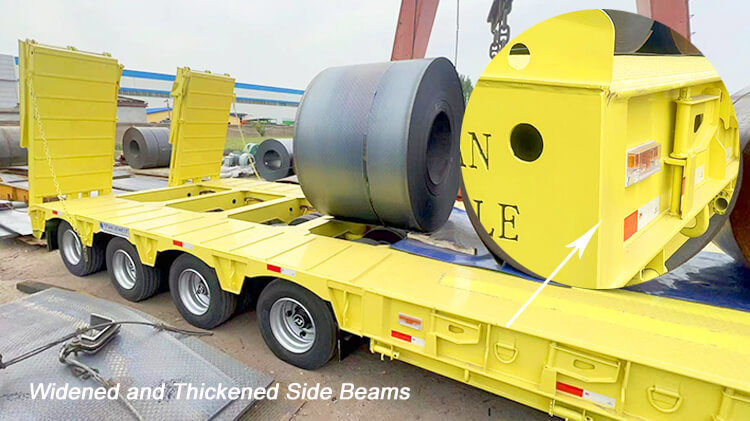Multi Axle Lowbed | 4 Line 8 Axle 150ton Low Bed Semi Trailer for Sale in Mali