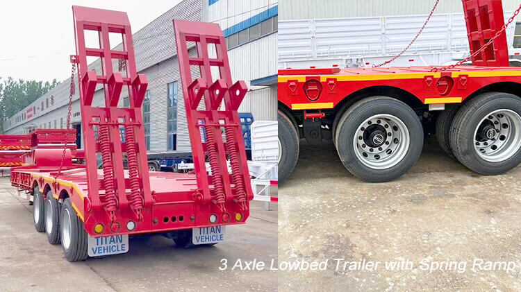 60ton 3 Axle Low Bed Truck for Sale Price in Mali