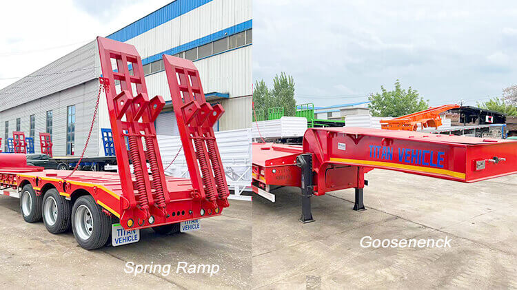 60ton 3 Axle Low Bed Truck for Sale Price in Mali