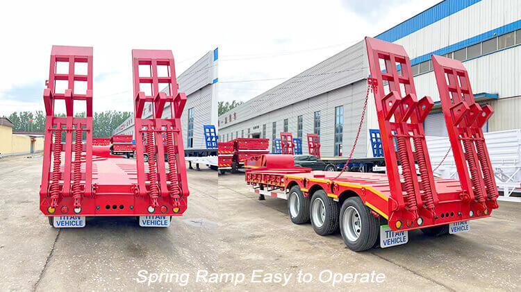60ton 3 Axle Low Bed Truck for Sale Price in Mali