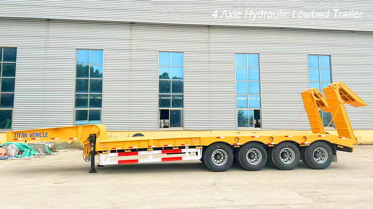 100ton Low Bed Trailer for Sale in Mali