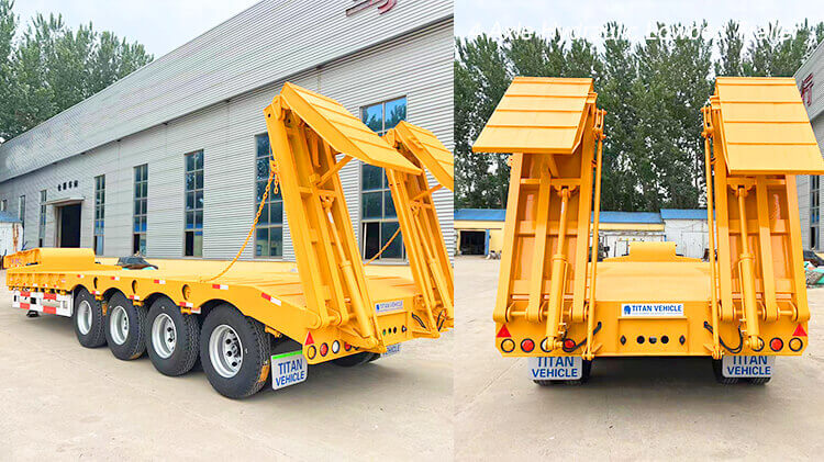 100ton Low Bed Trailer for Sale in Mali