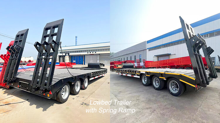 3 Axle 60 ton Low Bed Trailer for Sale Price in Mali