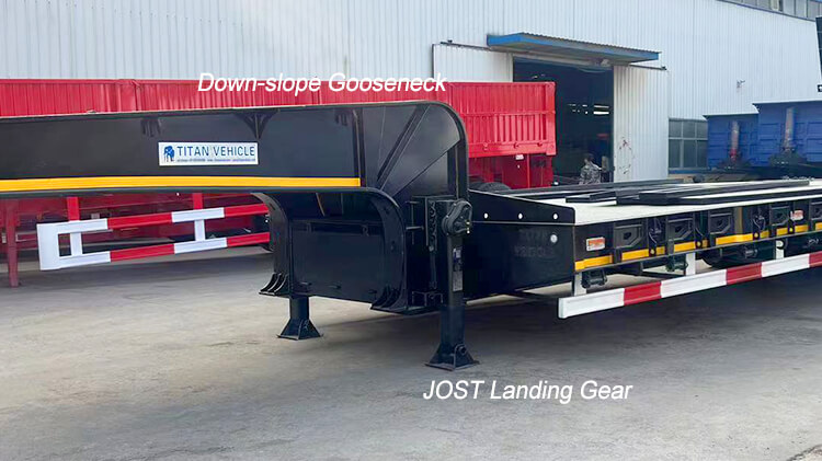 3 Axle 60 ton Low Bed Trailer for Sale Price in Mali