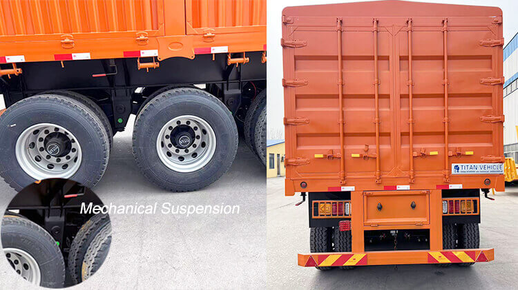 3 Axle Cargo Transport Fence Semi Trailer for Sale in Mali
