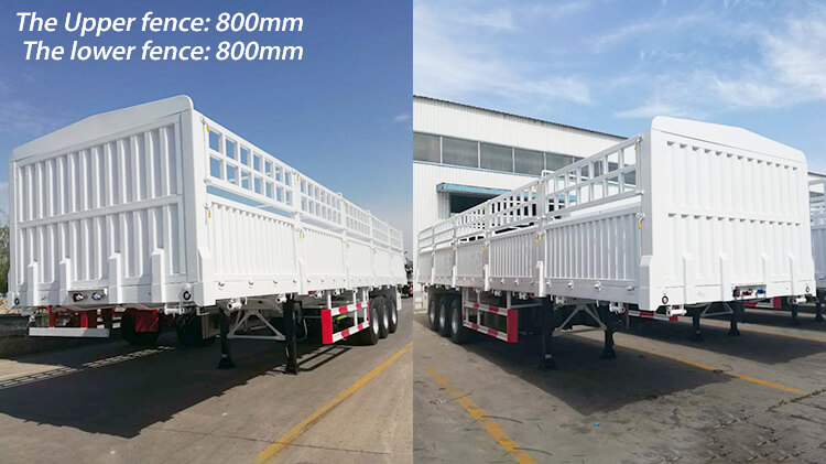 3 Axle 60ton Livestock Trailer for Sale in Mali