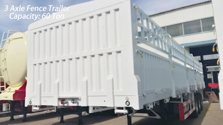 3 axle 60ton livestock trailer for sale in Mali