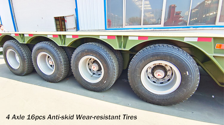 4 Axle 100ton Removable Gooseneck Trailer for Sale in Mali