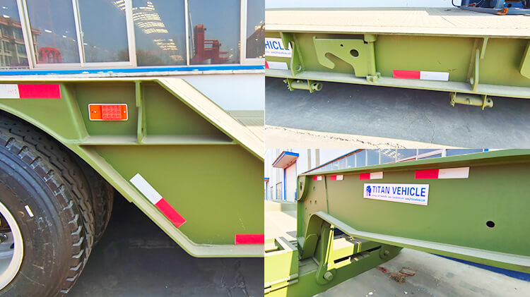 4 Axle 100ton Removable Gooseneck Trailer for Sale in Mali