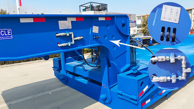 3 Line 6 Axle Heavy Duty Lowboy Trailer for Sale in Mali