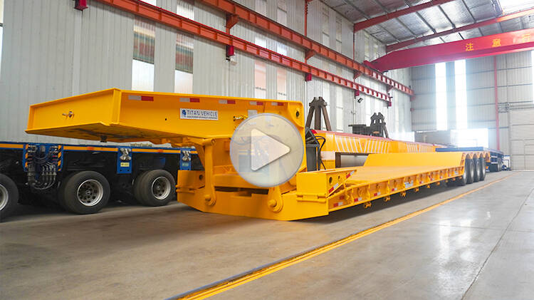 What is a Lowboy Trailer | Heavy Duty Lowboy Trailer for Sale in Mali