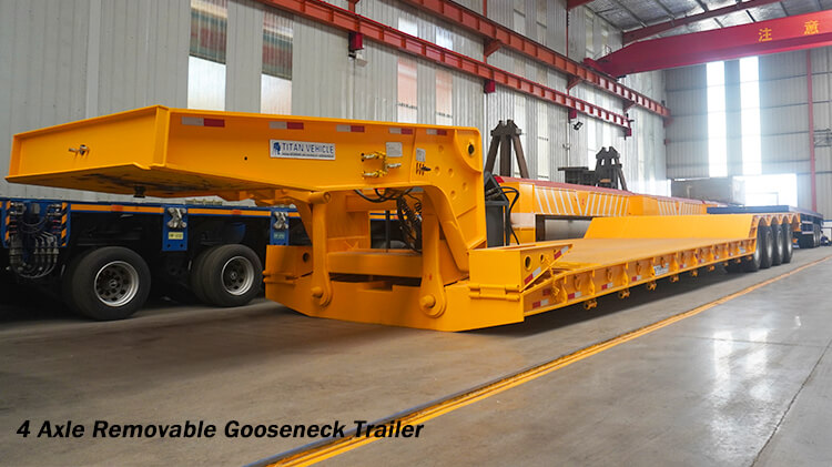 What is a Lowboy Trailer | Heavy Duty Lowboy Trailer for Sale in Mali
